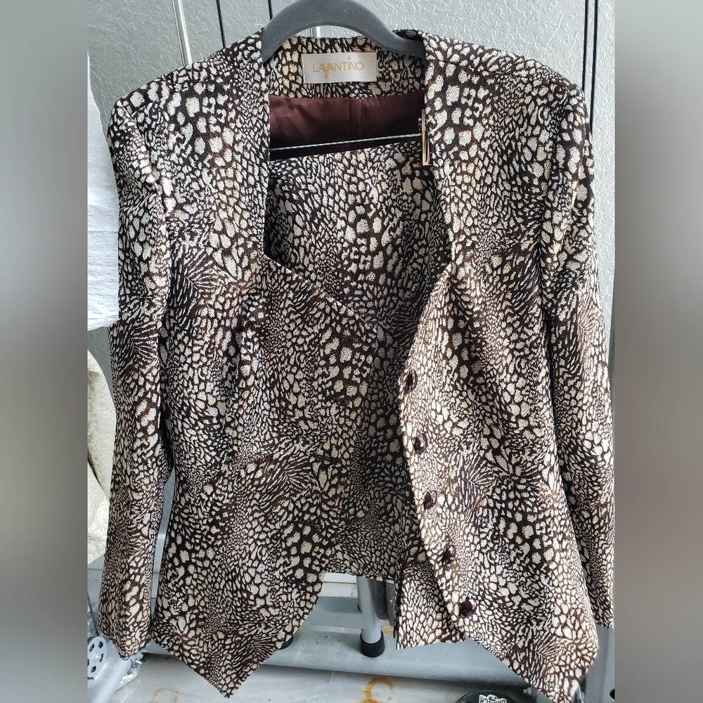Lavantino Women's Animal Print Jacket